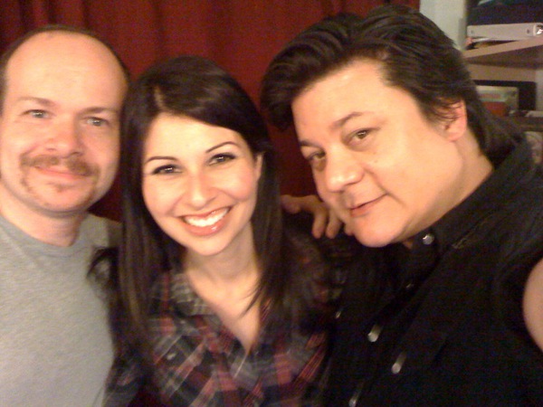 A couple photos from the Comic News Insider podcast | Alison Rosen